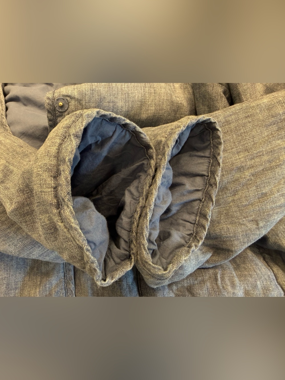 EILEEN FISHER 💯 Linen Organic Quilted Jacket - Picture 9 of 10